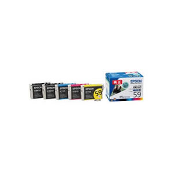 (純正品) EPSON エプソン インクカートリッジ/トナーカートリッジ (IC5CL59 5色パック) |b04