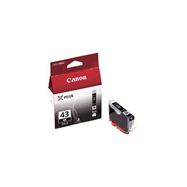 (業務用5セット) (純正品) Canon キャノン インクカートリッジ/トナーカートリッジ (6376B001 BCI-43BK ブラック) |b04