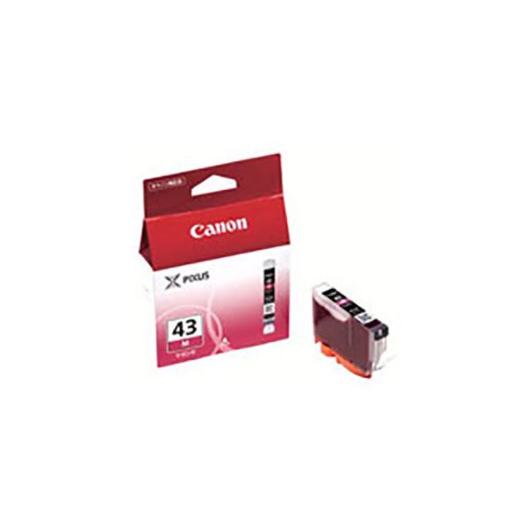 (業務用5セット) (純正品) Canon キャノン インクカートリッジ/トナーカートリッジ (6378B001 BCI-43M マゼンタ) |b04