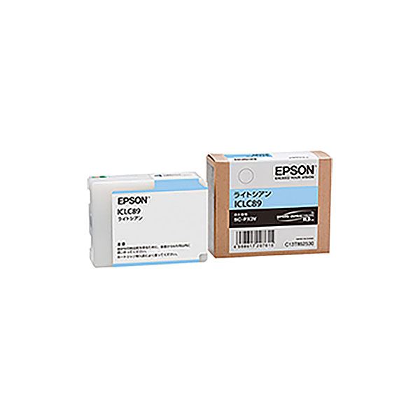 【純正品】 EPSON エプソン インクカートリッジ 【ICLC89 ライトシアン】【メーカー直送】代引き・銀行振込前払い不可・同梱不可
