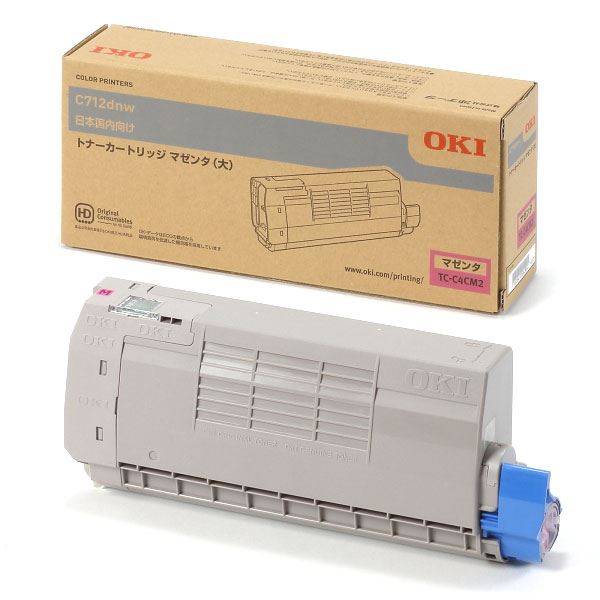(純正品) OKI TC-C4CM2 トナーカートリッジ マゼンタ 大 |b04