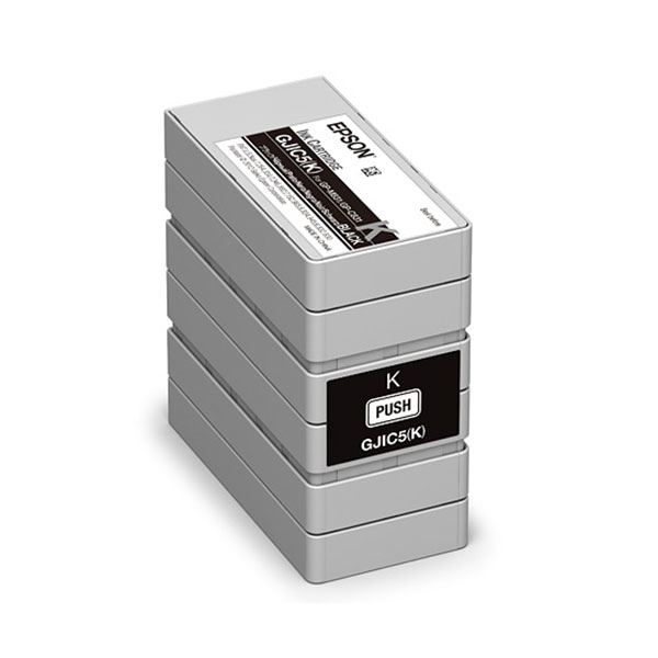 （まとめ）(純正品)EPSON GJIC5K インクカートリッジ ブラック(×5セット) |b04の通販は