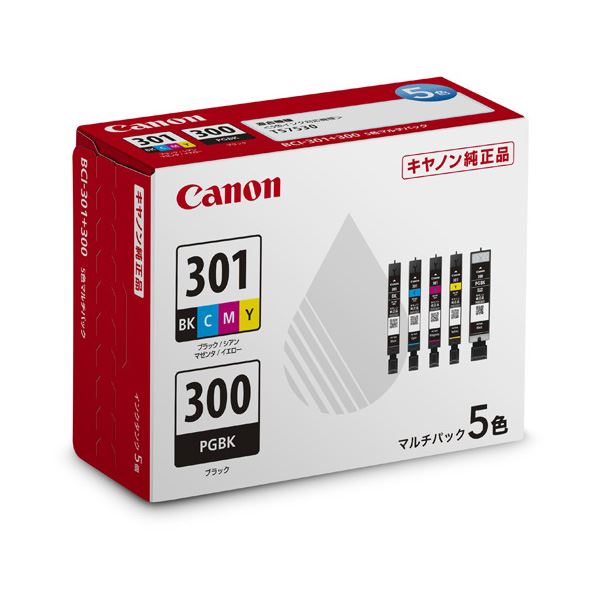 【純正品】 CANON(キヤノン) 5335C001 BCI-301+BCI-300 マルチ【メーカー直送】代引き・銀行振込前払い不可・同梱不可の通販は 8,130円