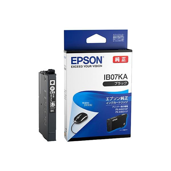 まとめ) (純正品) EPSON(エプソン) IB07KA インクカートリッジ