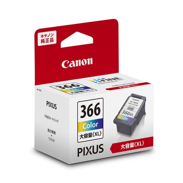 CANON キヤノン 4990C001 BC-366XL 3C大 【純正品】【メーカー直送】代引き・銀行振込前払い不可・同梱不可の通販は
