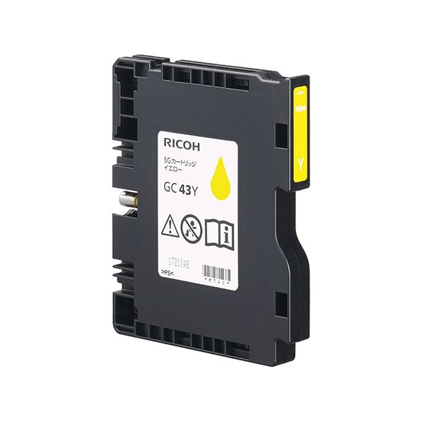 RICOH リコー 515949 SGカートリッジ GC43Y イエロー 【純正品】【メーカー直送】代引き・銀行振込前払い不可・同梱不可