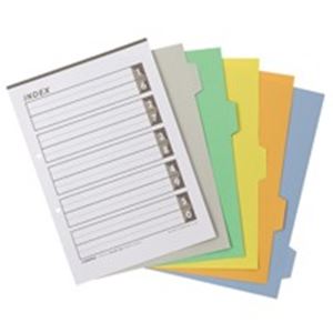 （まとめ）ジョインテックス インデックスA4S 5色5山 10組 D026J-5Y(×10セット) |b04の通販は 6,988円