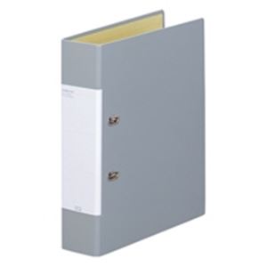 (業務用5セット) LIHITLAB D型リングファイル (A4/2穴) タテ型 G2250-27 灰 |b04の通販は 6,486円
