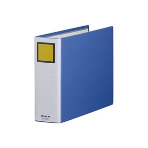 (業務用10セット) キングジム パイプ式ファイル/スーパードッチ脱着イージー (A4/ヨコ型) とじ厚：60mm 2486A 青 |b04の通販は