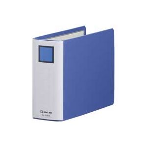 キングジム パイプ式ファイル/スーパードッチ脱着イージー 〔A4/タテ型〕 10冊入り とじ厚：50mm 2475GXA 青 キングファイル スーパードッチ 脱着イージー A4タテ とじ厚40mm