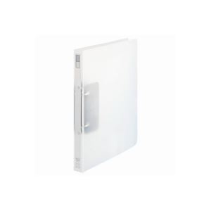 (業務用10セット) LIHITLAB リング式ファイル (A4/2穴) タテ型 背幅：27mm F-867U-1 乳白 |b04 5,255円