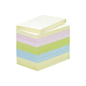 (業務用3セット) ジョインテックス 付箋/貼ってはがせるメモ (75X127mm/混色) 100枚*10冊 P515J-M-10 |b04の通販は