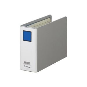 (業務用5セット) キングジム パイプ式ファイル/キングファイルG (B6/ヨコ型) とじ厚50mm 片開き 925N グレー(灰) |b04の通販は 4,912円