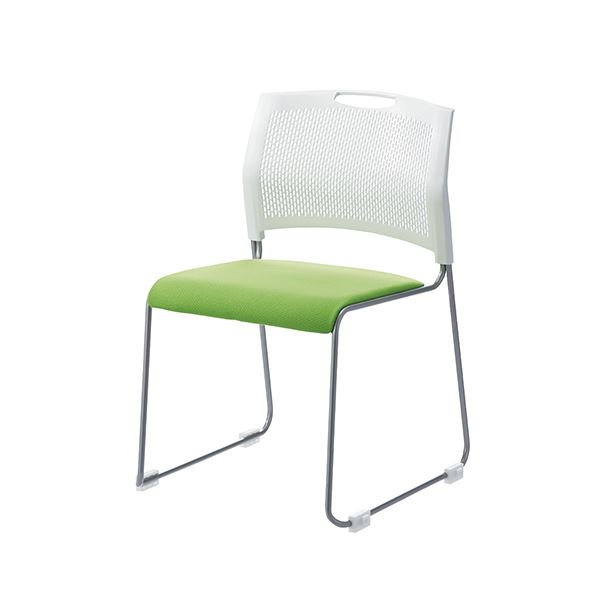 ジョインテックス 会議イス FRS-20 YG イエローグリーン |b04の通販は