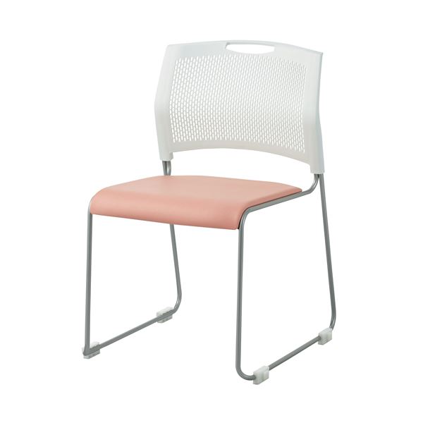 ジョインテックス 会議イス FRS-20L PP パステルピンク |b04の通販は 13,500円