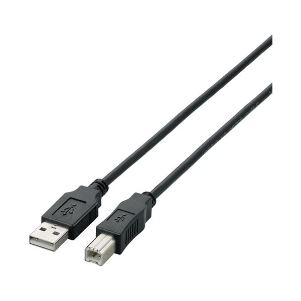 (まとめ）エレコム USB2.0ケーブル5m U2C-BN50BK ブラック(×5セット) |b04の通販は 9,323円
