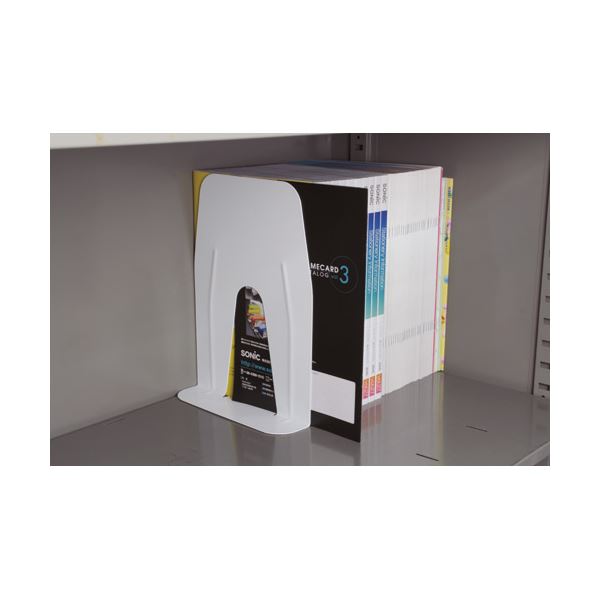 (まとめ) ソニック ブックエンド 超特大A4ぴったりサイズ 黒 DA-5813-D 1組（2枚） 〔×10セット〕 まとめ）ソニック ブックエンド 超特大 A4ぴったりサイズ 白〔×5セット