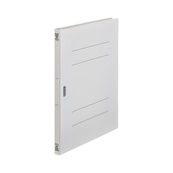 (まとめ）ビュートン フラットファイルPP A4S グレー FF-A4S-GY(×30セット) |b04の通販は