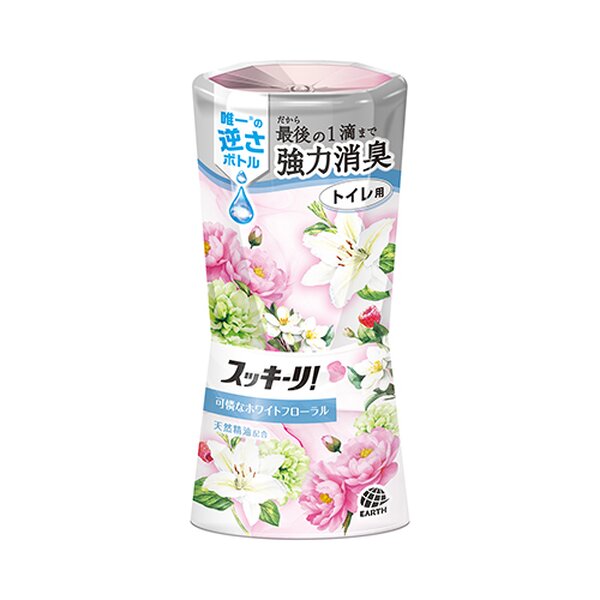 (まとめ）アース製薬 トイレスッキーリホワイトフローラル 400mL(×10セット) |b04