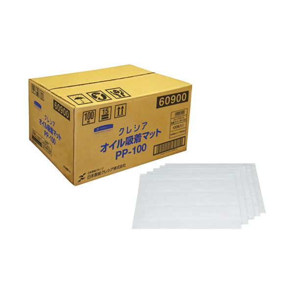 日本製紙クレシア クレシア オイル吸着マット PP-100 100枚 |b04の通販は