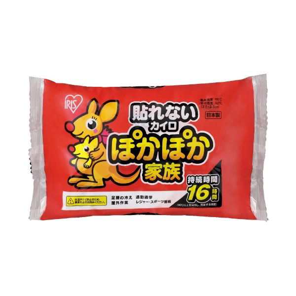 （まとめ）アイリスオーヤマ ぽかぽか家族 貼らない レギュラー 10個（×50セット） |b04の通販は