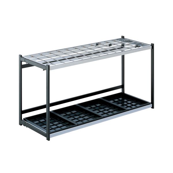 テラモト 折りたたみ傘立A型 UB280248 48本用 |b04の通販は