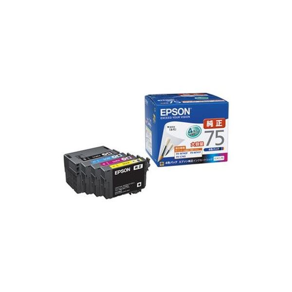 EPSON インクカートリッジ IC4CL75 4色パック |b04