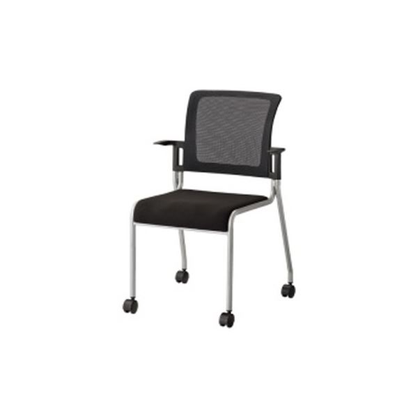 TOKIO 会議イス MC-4 BK キャスター脚 ブラック(組立品) |b04の通販は 14,937円