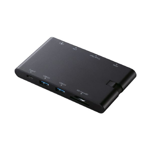 エレコム Type-C ドッキングステーション ブラック DST-C05BK |b04の通販は 15,723円