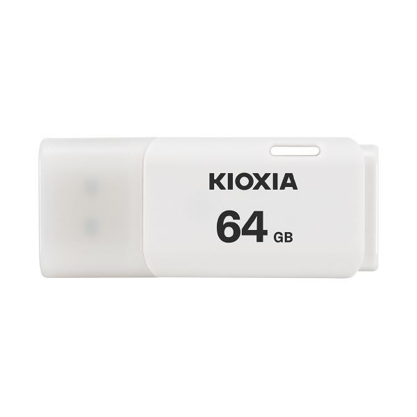 (まとめ) KIOXIA トランスメモリー U202 64GB ホワイト KUC-2A064GW (×5セット) |b04