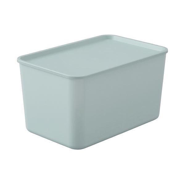 （まとめ）アイリスオーヤマ フタ付き積み重ねボックス45D ブルー（×3セット） |b04 5,564円