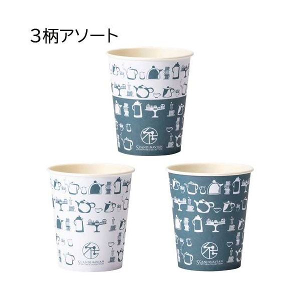FMX ティータイムカップ 150mL 100個×30P (柄アソート) |b04の通販は