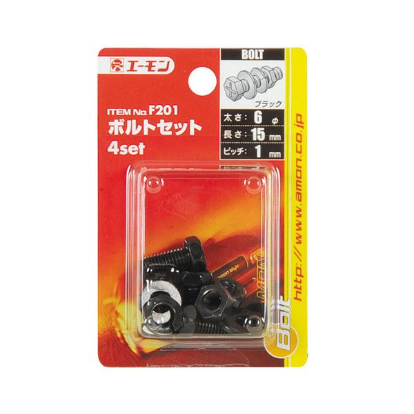 (まとめ) ボルトセット F201 (×30セット) |b04の通販は