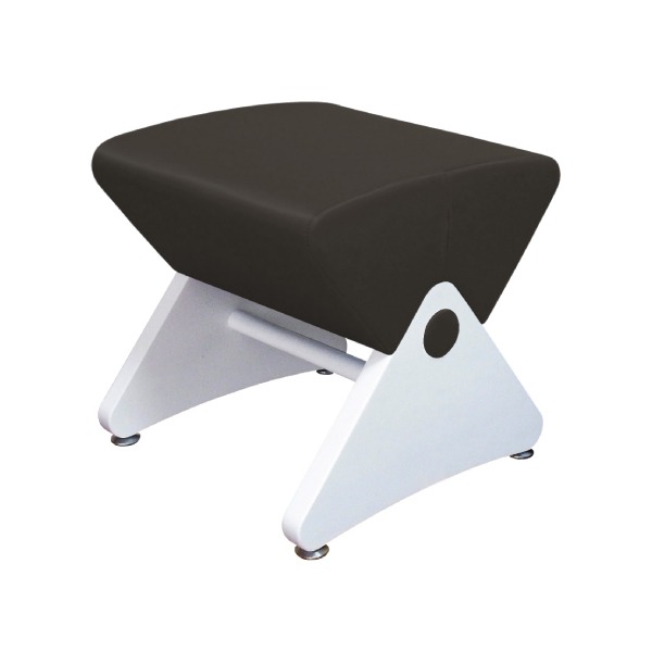 デザイナーズスツール アジャスター付き ホワイト（ビニールレザー：ブラック／ＰＵ）(Ｍｏｎａ．Ｄｅｅ)モナディー ＷＡＳ０１Ｓ |b04の通販は