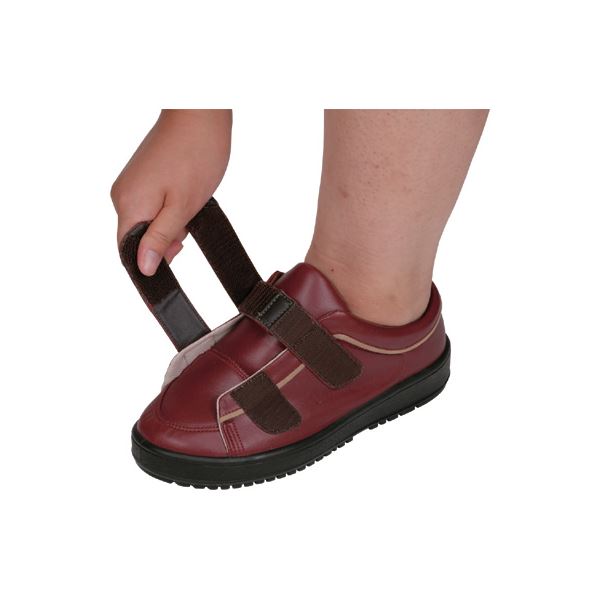 ムーンスター Vステップ 05 婦人用 片足 ／25.0cm ワイン 左足 |b04の通販は