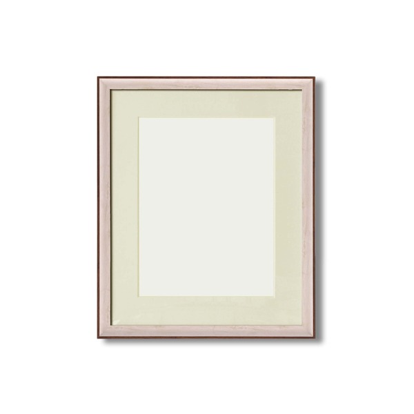 軽量 水彩額縁 フレーム F6号 ホワイト 壁掛けひも UV 紫外線カットアクリル マット付き 化粧箱入り 額縁 額 |b04の通販は 5,638円