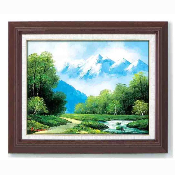 油絵額 フレームセット オンタケF6号 工藤昭重 「北アルプス」 433×525×50mm 化粧箱入り 額縁 額 フレーム【メーカー直送】代引き・銀行振込前払い不可・同梱不可の通販は 24,572円