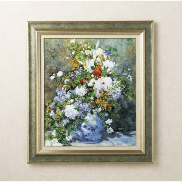 名画額縁 フレームセット F10号 ルノワール 「花瓶の花」 690