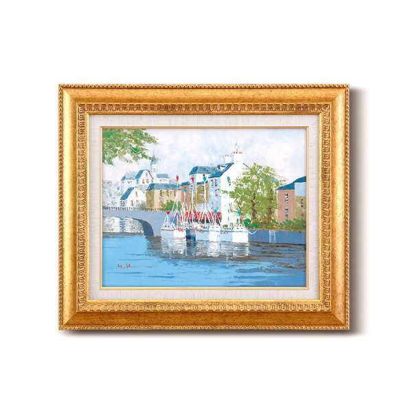 運河のある風景 絵画買取・販売の小竹美術
