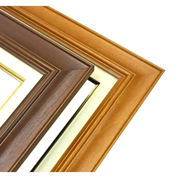 組立式F50油絵用額縁 仮額 FREE FRAME ダークブラウン 焦茶 ②