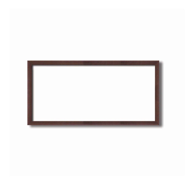 〔 長方形額 〕 木製額 黒茶色長方形額 450×200mm シタン色 縦横兼用額 前面アクリル仕様 額 額縁 フレーム【メーカー直送】代引き・銀行振込前払い不可・同梱不可 6,384円