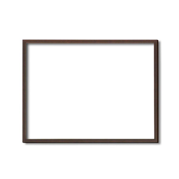 〔 木製額 〕 デッサン額 三三サイズ 606×455mm ブラウン 壁掛けひも付き UVカットアクリル 木製 フレーム 額縁 額【メーカー直送】代引き・銀行振込前払い不可・同梱不可