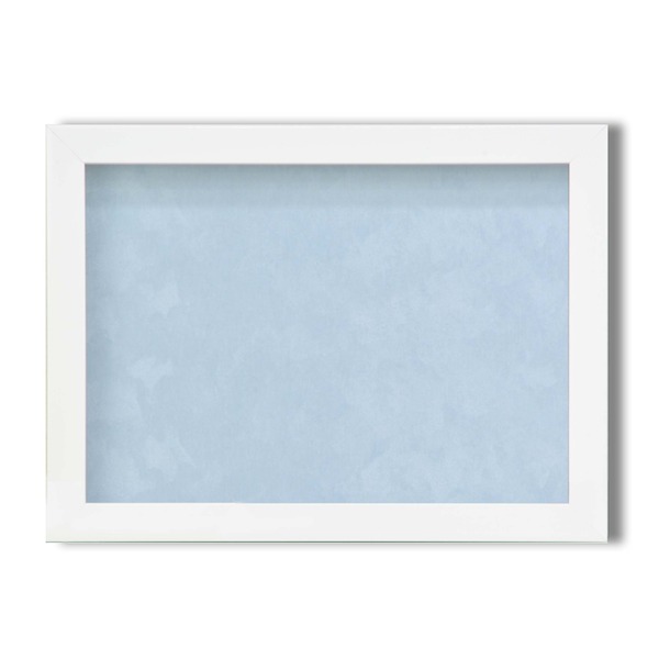 〔 ピンバッチ 缶バッチ を飾れる額 〕 A4 297×210mm ブルー 壁掛け スタンド付 フレーム 額縁 額【メーカー直送】代引き・銀行振込前払い不可・同梱不可