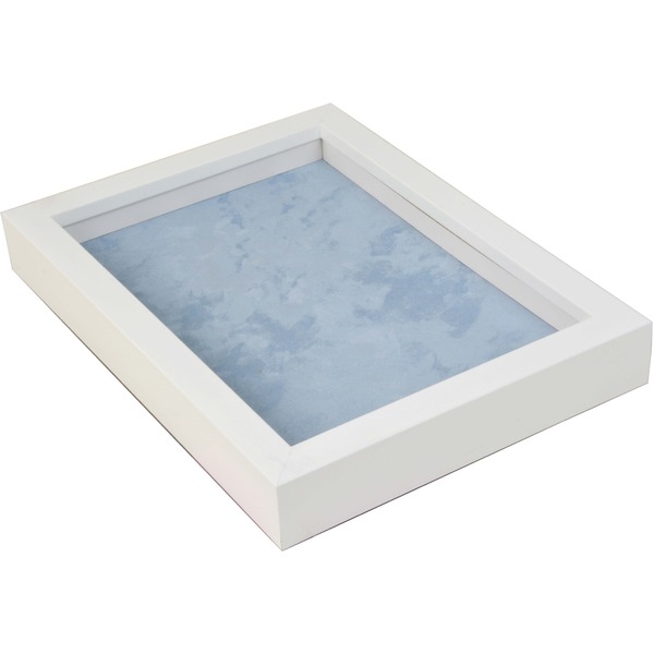 〔 ピンバッチ 缶バッチ を飾れる額 〕 A4 297×210mm ブルー 壁掛け スタンド付 フレーム 額縁 額【メーカー直送】代引き・銀行振込前払い不可・同梱不可