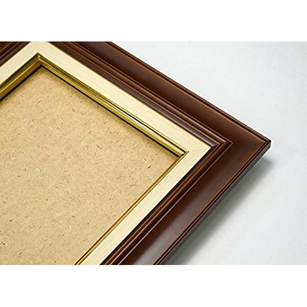 T 茶 P20の大きさの絵を入れる額 角箱 乳白 P20号 油彩額縁【大型商品※送料別途お見積り】 - 額縁