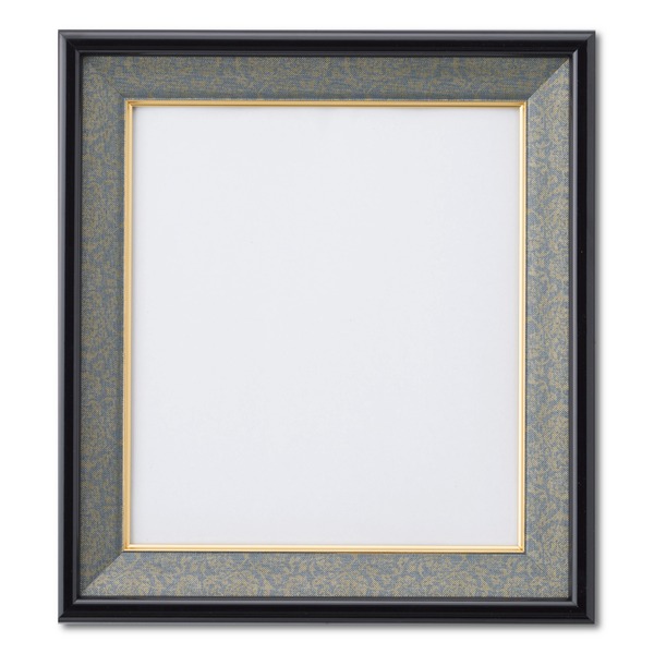 和額 緞子色紙 273×242mm 紺 色紙額 フレーム 額縁 額 どんす【メーカー直送】代引き・銀行振込前払い不可・同梱不可の通販は 6,589円