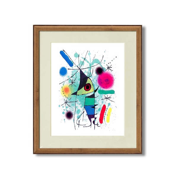名画額 絵画額 ジョアン・ミロ シンギングフィッシュ Joan Miro