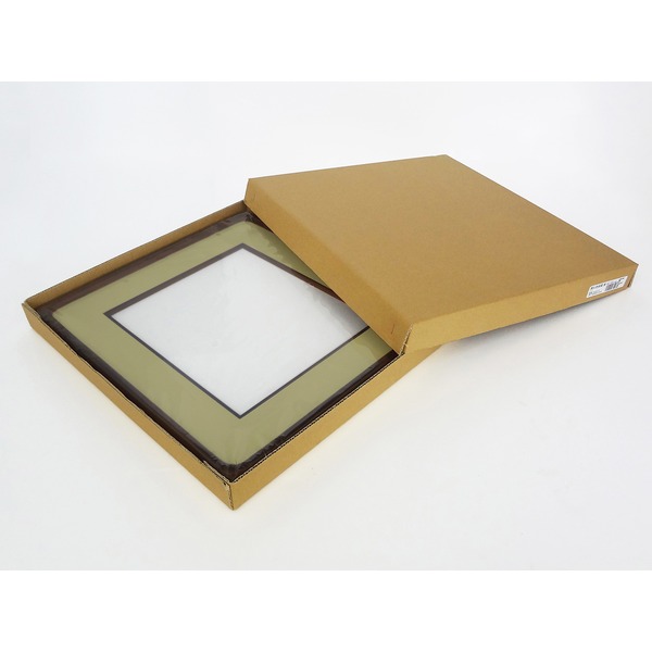 角が丸い 色紙額 隅丸布マット色紙 273×242mm ウグイス 日本製 布マット 木製 フレーム 色紙額縁 額 額縁【メーカー直送】代引き・銀行振込前払い不可・同梱不可