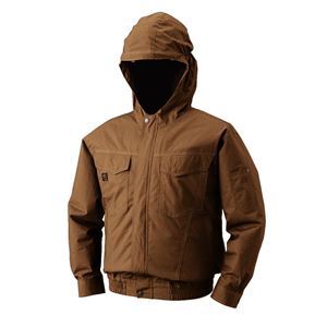 KU91410 空調服 R フード付き綿長袖ブルゾン FAN2200G・RD9261・LIPRO2セット キャメル L |b04の通販は 13,115円