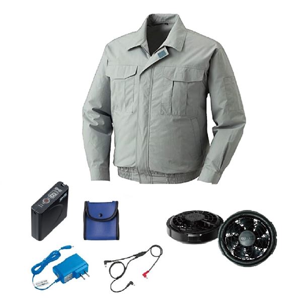 KU90550 空調服 R 綿薄手 FAN2300B・RD9261・LISUPER1セット モスグリーン L |b04の通販は